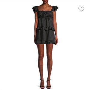 WeWoreWhat black ruffle dress